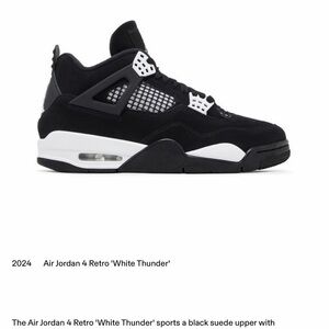 Nike Black and White Retro Basketball Sneaker